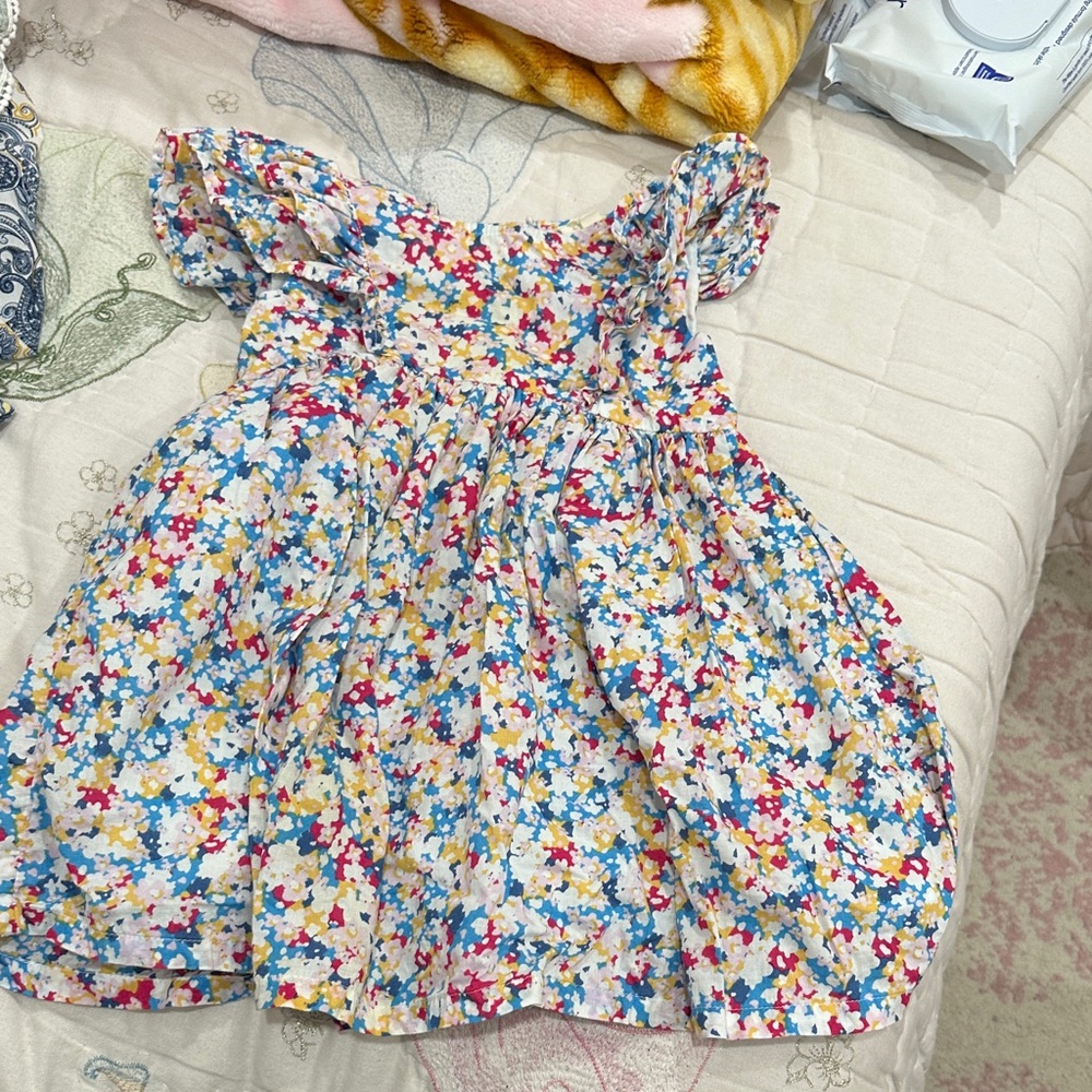 Tucker + Tate Colorful Floral Kids Dress